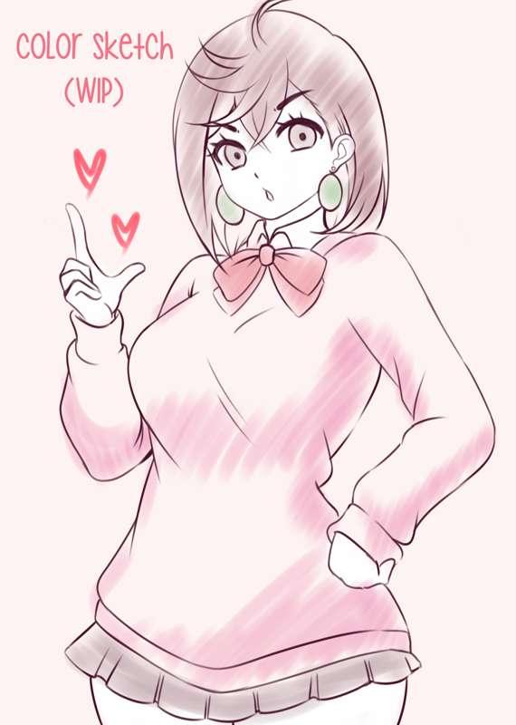Momo Ayase❤～Color Skecth (WIP)