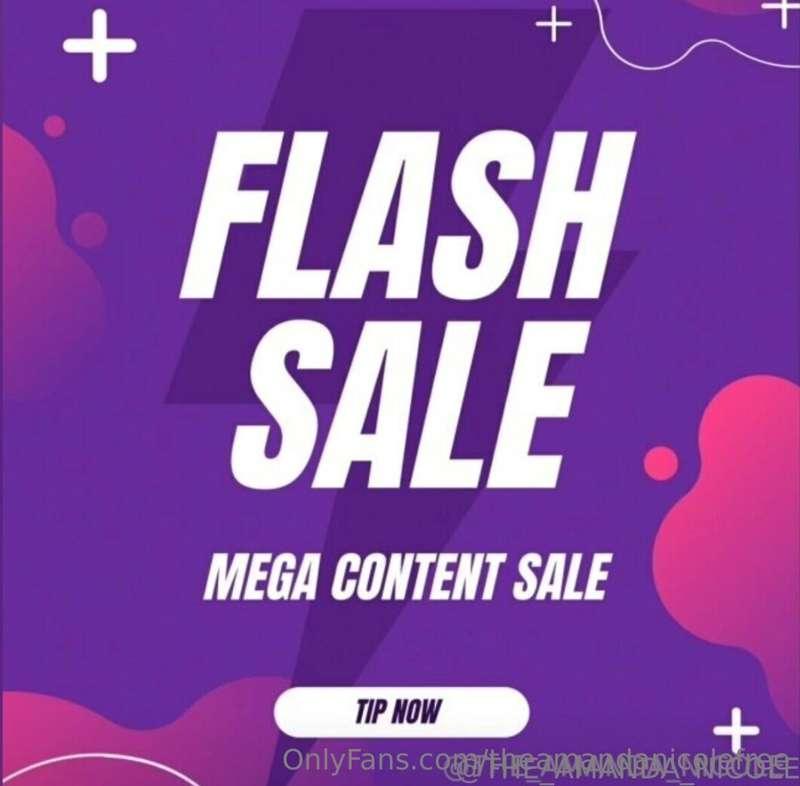 ⚡️ ⏰ **FLASH SALE!!!** ⏰ ⚡️

⚠️ 𝗜 𝗢𝗡𝗟𝗬 𝗗𝗢 𝗧𝗛𝗜𝗦 𝗢𝗡𝗖𝗘 𝗣𝗘𝗥 𝗠𝗢𝗡𝗧..