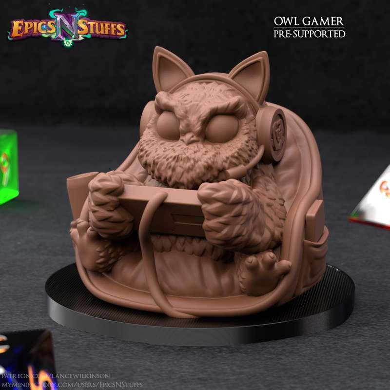 New Release - Owlking, Owlkin Plague Nurse and Gamer Owl