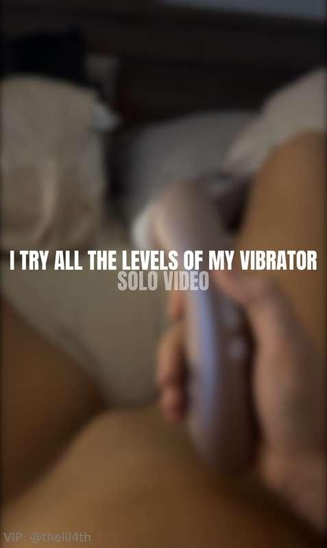 Je test tous les niveaux de mon vibrateur 💦

**I test all le..