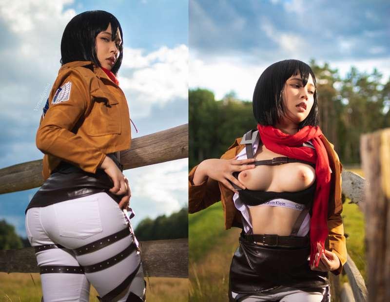 Mikasa from Attack on Titan! I really hope you like these ph..