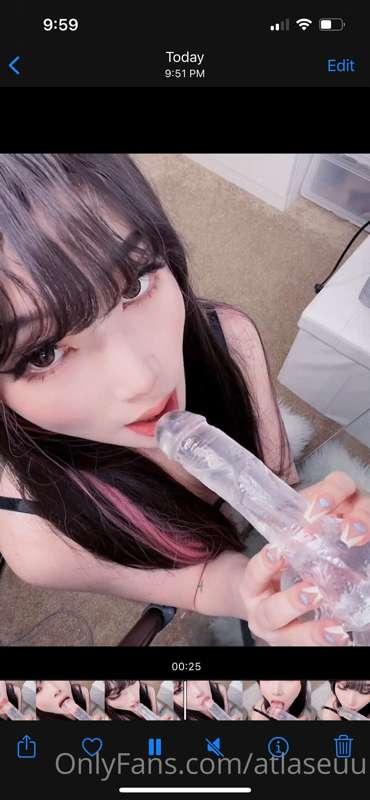Happy May ✨❤️ My very FIRST POV Blow job video on a dildo!!!..