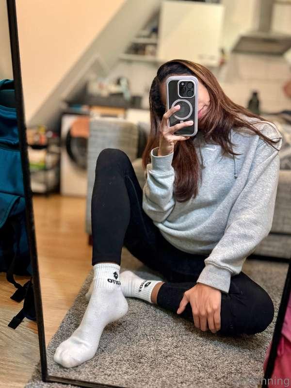 Massage my socks and sniff them, please 😈😌