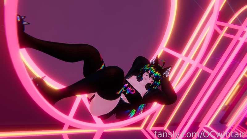 🤩SOLO CONTENT🤩
Found a cool Neon world that looked pretty cool took some pics~ 

#Fyp #solo #pic #futa