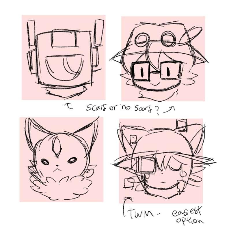 Fangamer 2020 merch sketches