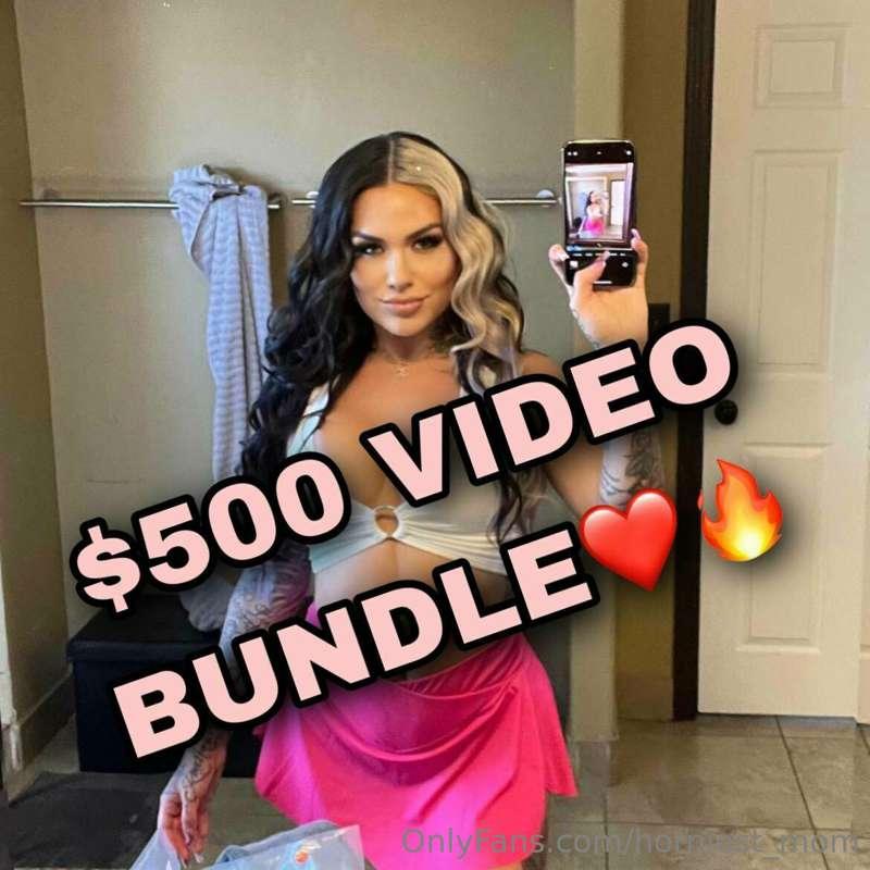 Only for the next 5 fans! Tip $10 for a $500 video bundle + ..