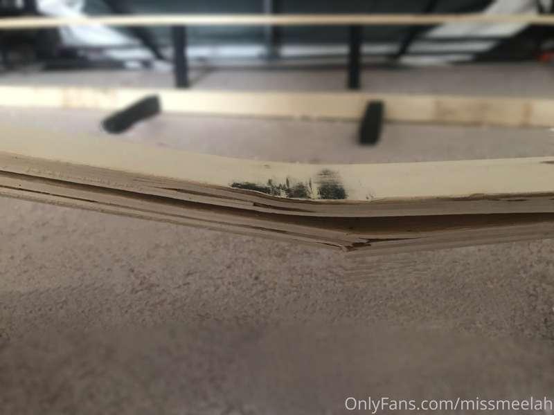 Snapped the wooden boards under my bed a little while ago. L..