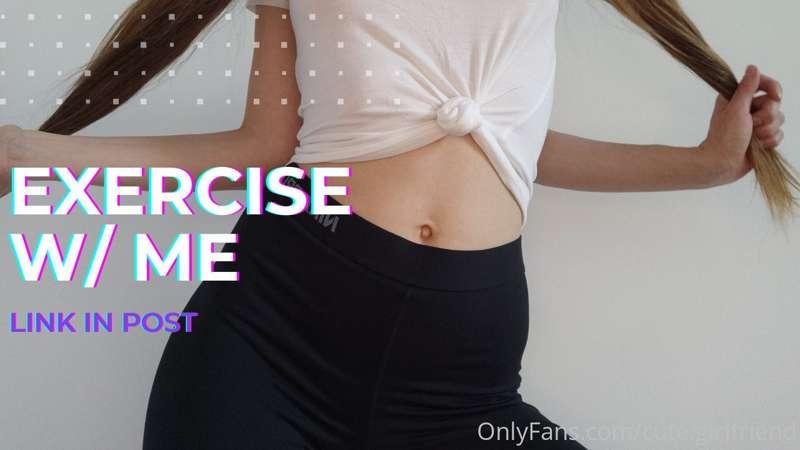 get ready for a new thing for me, wearing leggings and feeli..