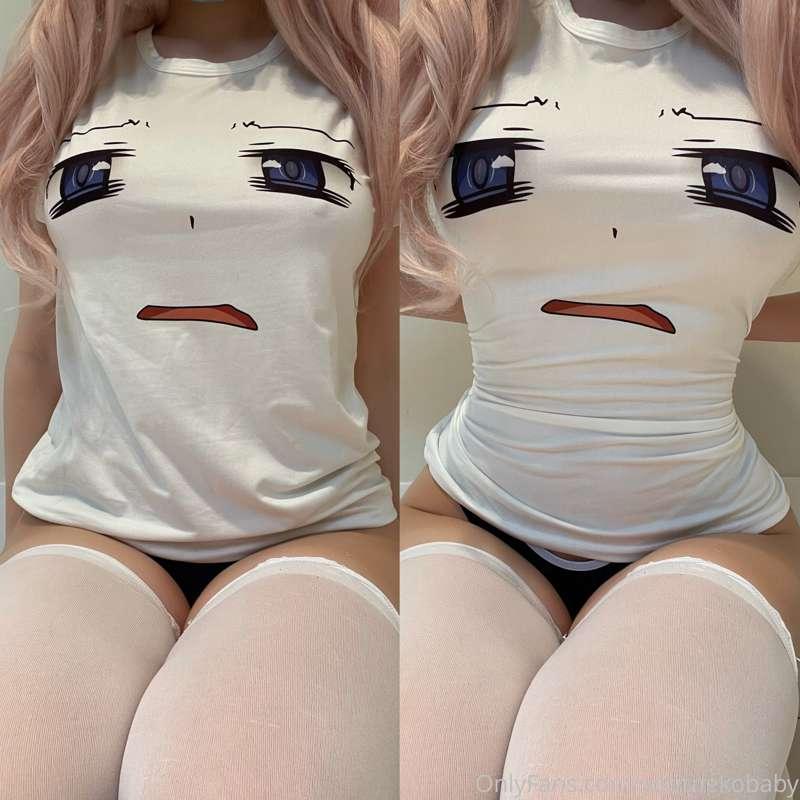 the power is always hidden within… the baggy shirt! don’t un..