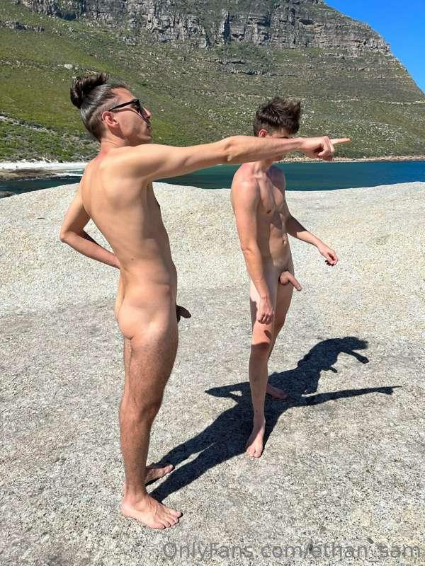 A rare sighting of wild Ethan and Sam scouting for the perfe..