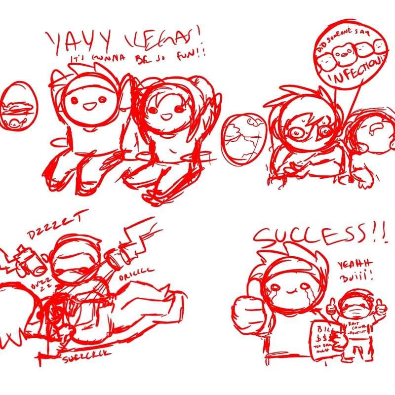 Las Vegas Trip Doodles