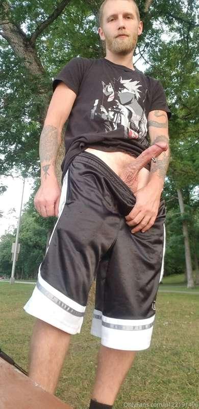 Oh just hanging out at the park
