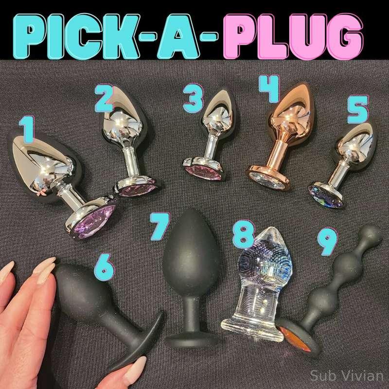 🍑🍑🍑🍑🍑

Pick a plug! For me to wear. 

💜💜💜💜 $15 pick the plug..