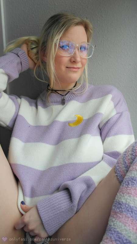 Sometimes I like to hide my tits in baggy sweaters, sometime..