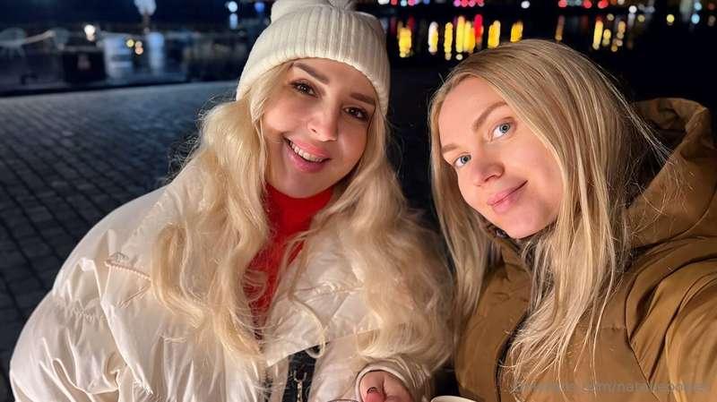 On the walk with my beautiful friend - Maria 😚