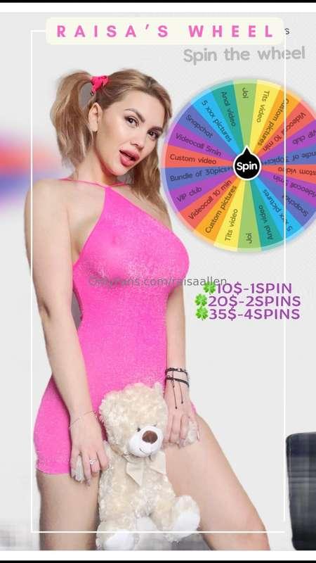 🔥👀RAISA’S  𝐖𝐇𝐄𝐄𝐋👀🔥

You ready for my HOTTEST WHEEL YET!? 🔥

..