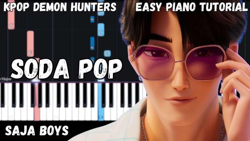 Easy MIDI - KPop Demon Hunters - Soda Pop (Atlantic Notes Arrangement + Tempo + Colors + Key)