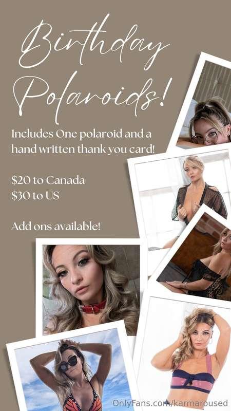 Offering something new for my birthday month! DM me if you'r..