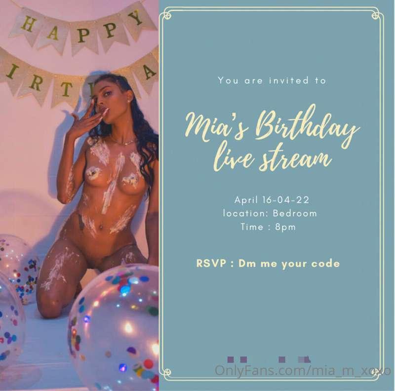 Let’s celebrate 🎉 
Come join my live stream tomorrow night a..