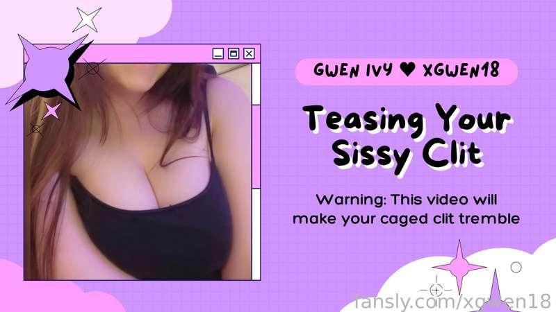 Teasing Your Sissy Clit

I know you're obsessed with worshipping me, and I love that too... But it's not quite enough for me. I want you to be denied forever. I want you be locked on your chastity cage all the time, only focused on pleasing me and satisfying my every desire. Send money when I ask, do whatever tasks I tell you... Otherwise I'll have to get my excitement elsewhere... Maybe by posting your pics on Twitter?

Tags: femdom, findom, chastity, tease, nerdy, gamer, task