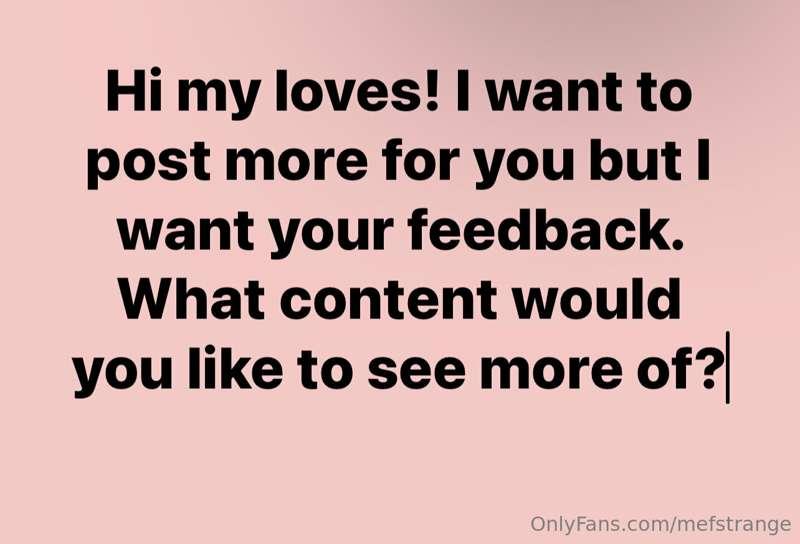 Don't be afraid to message me either 😘