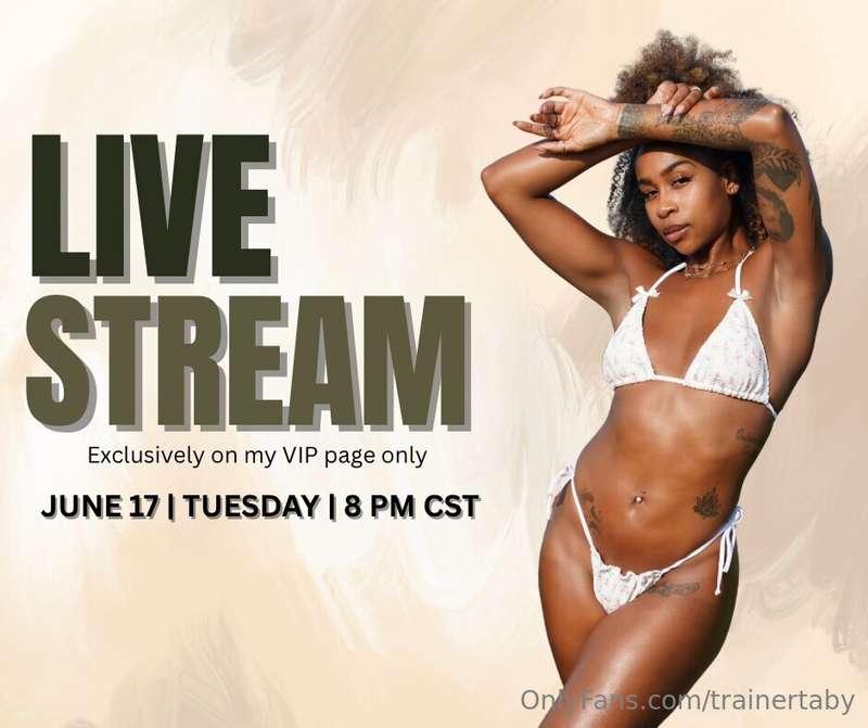 You’re officially invited 😘I’m going LIVE on Tuesday, June 1..