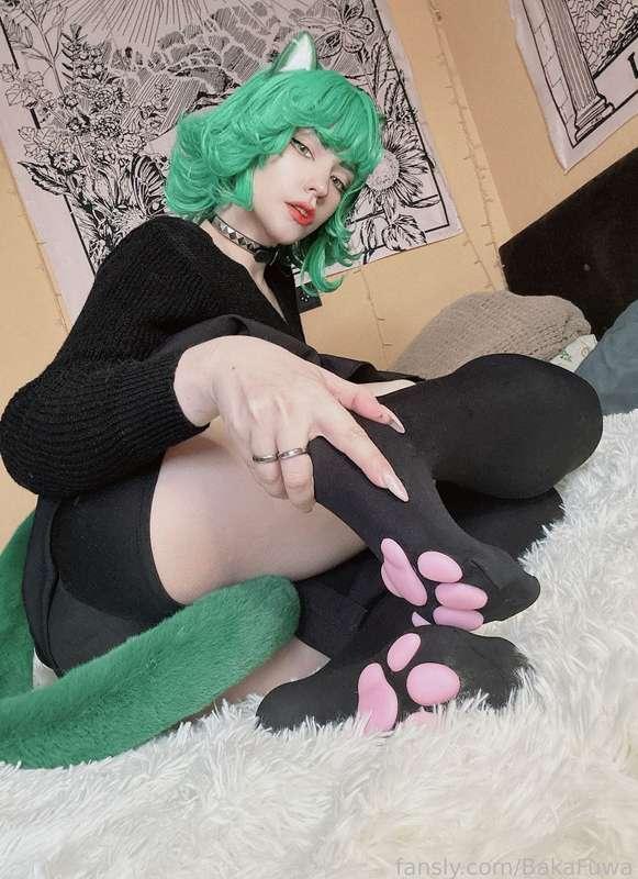 Squeeze the kitty's paws. ☺️






_____
#cosplay #catgirl #paws #feet #booty #ass 