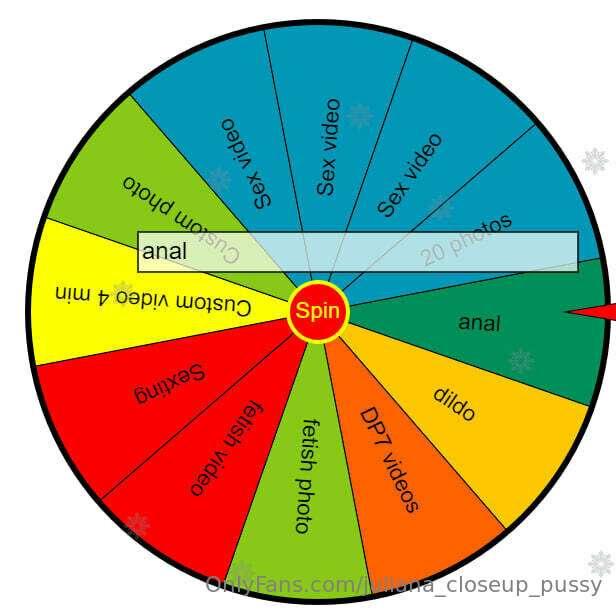 🎅♻ Wheel of Fortune 🙌

😅You can leave the horseshoe at home ..
