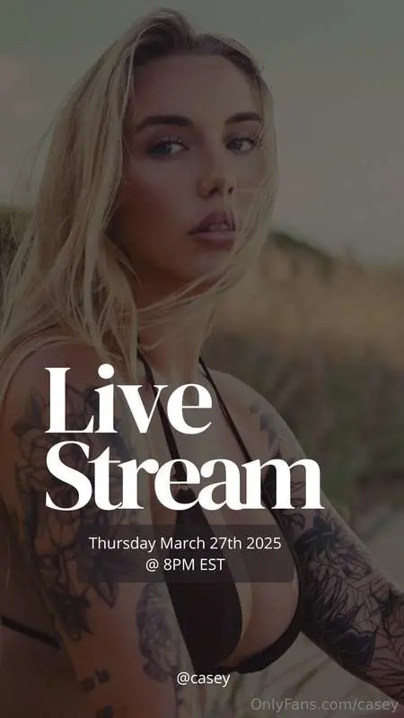 This Thursday night! Can’t wait for u to join me 😉