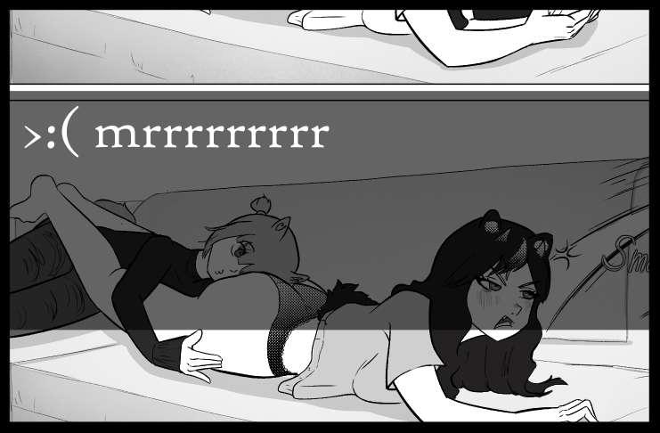 Request: Skunkgirl losing in video game and getting angry