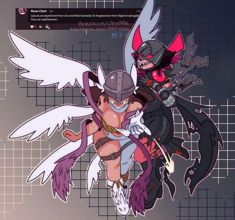 LazyWeen - DigiDuo Lazy+Fleur