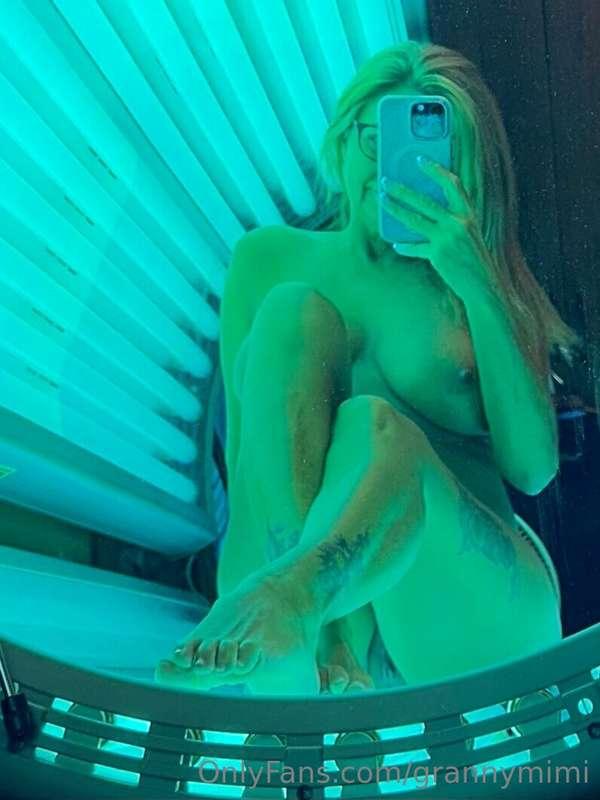 Working on my tan!