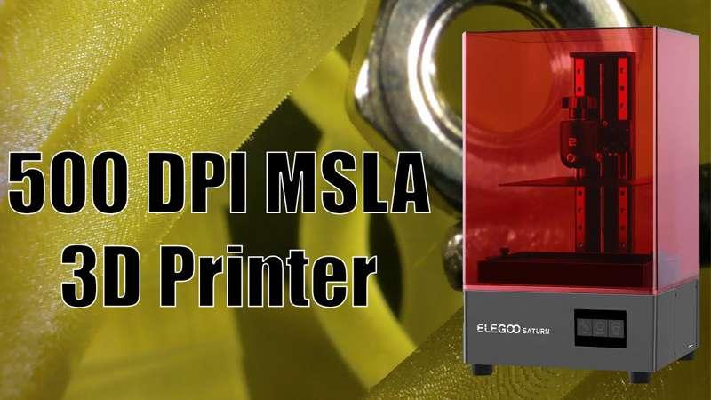 4k / 508 DPI MSLA Printer: Elegoo Saturn