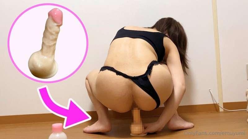Horny girl shows boyfriend her dildo masturbation for the fi..