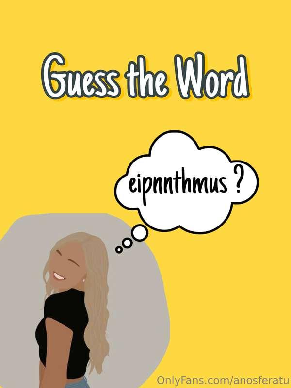 🤩 ***NEW GAME*** 🤩

Guess the Word

Rules of the game: you n..