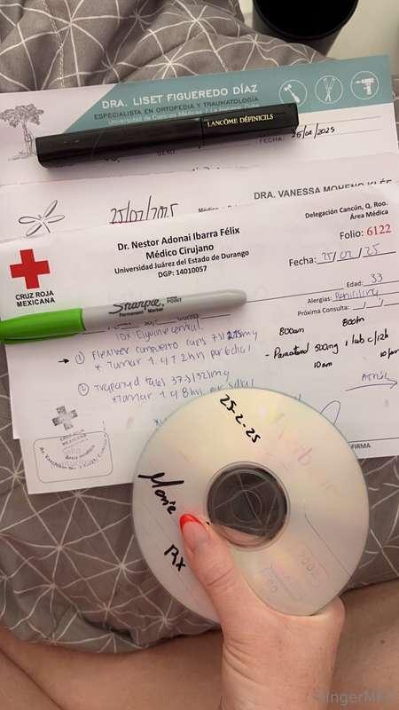Hid my full name but I did go see 2 doctors and the Red Cros..