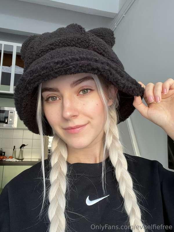 This hat makes me 20% warmer and 80% more huggable..it’s sci..