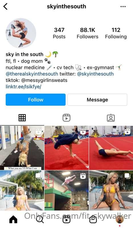 This is @oneandonlysky Instagram! I’m the first person to ge..