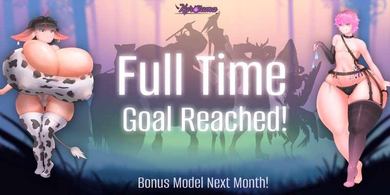 Full Time Goal Reached! - Bonus HSG Asset Next Month