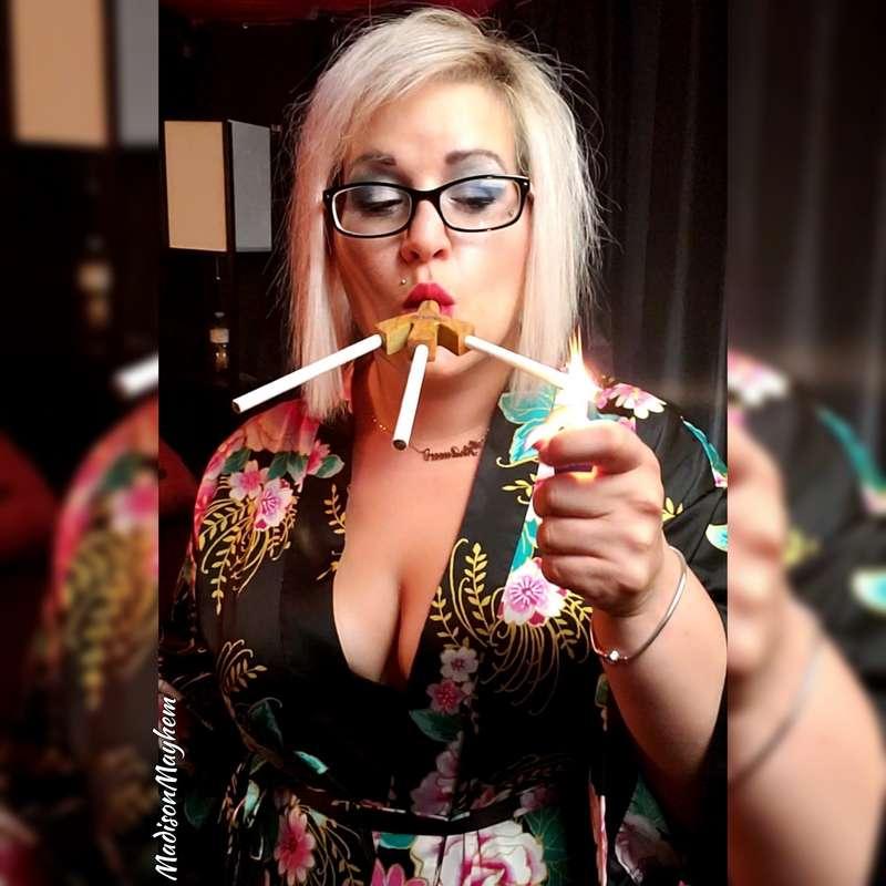 First triple and first time using the Trident 🚬🎀🖤🎀🚬