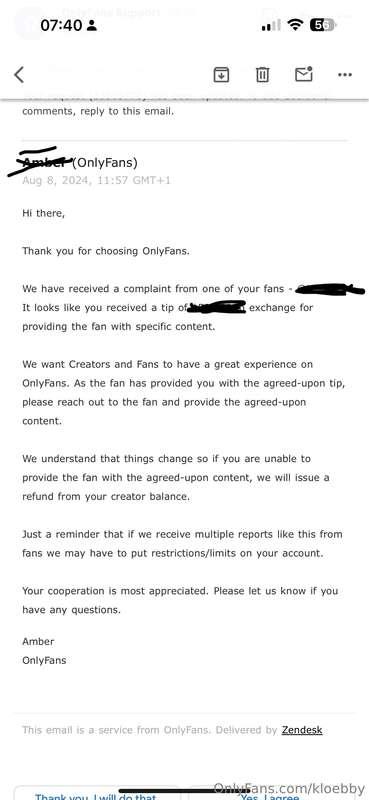 If you report me to onlyfans support you will be refunded an..