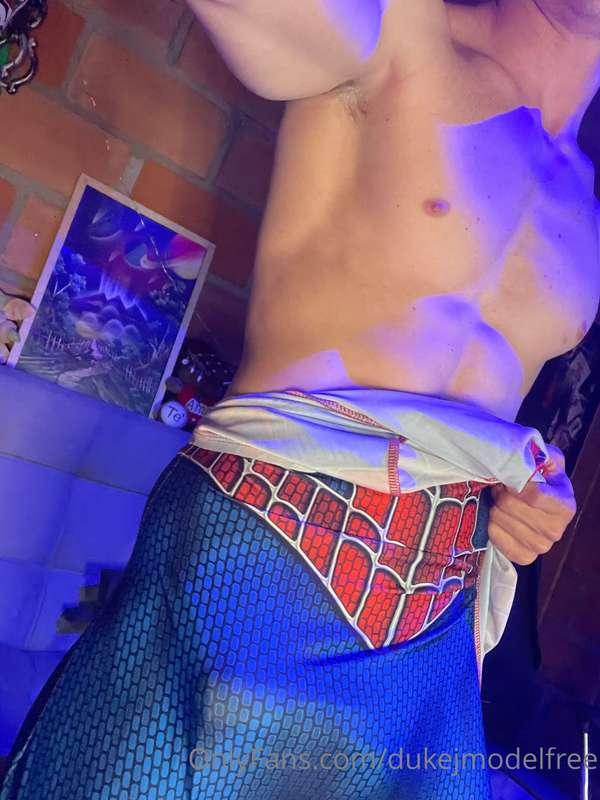 Spidey is feeling something hard