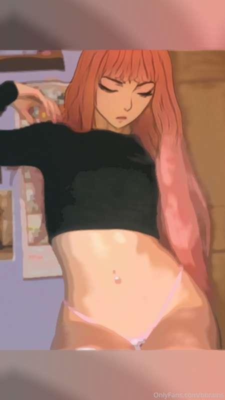 If I was an anime character but sexy
