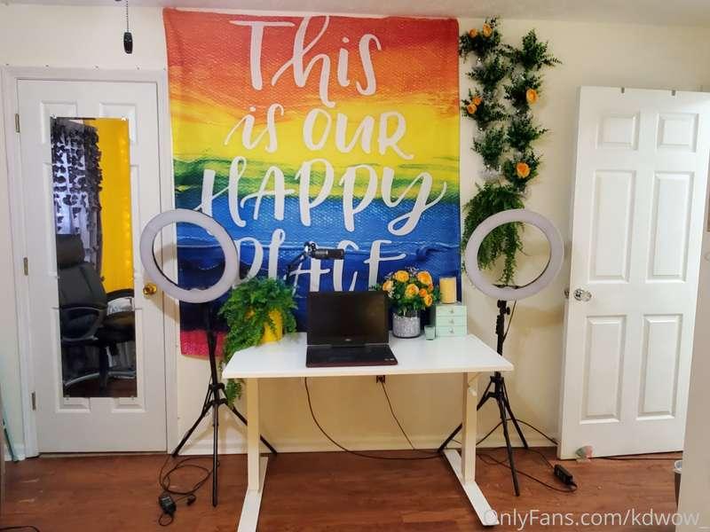 New cam room sneak peek!! About 75% finished!😃