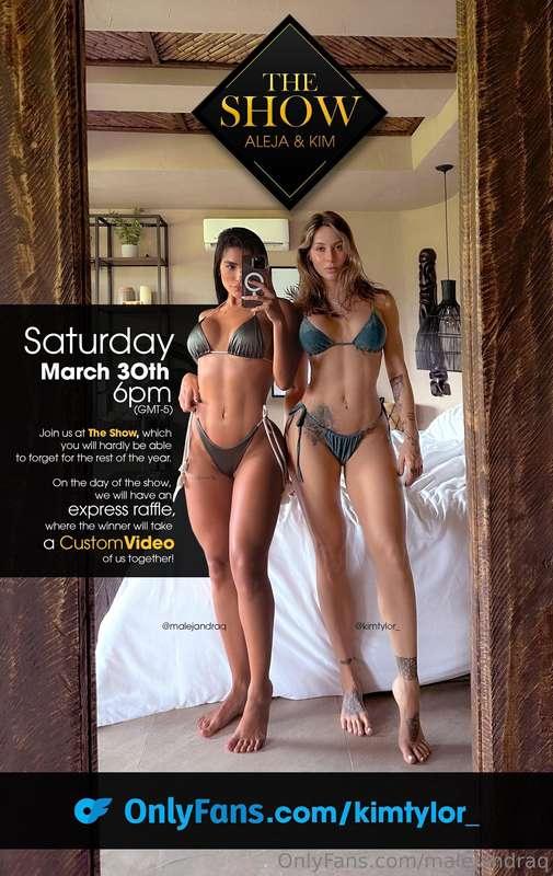 I'm so excited! I'm going live this Saturday with @kimtylor_..