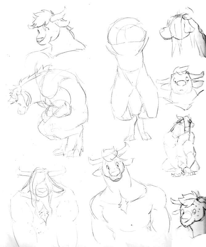 Theseus and the Beast Concept Art Chest Hair