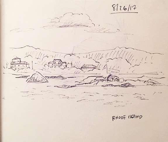 Sketchbook Pages - Rhode Island