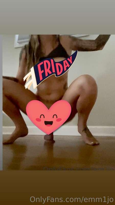Hope your Friday is amazing baby. I made myself cum all over..