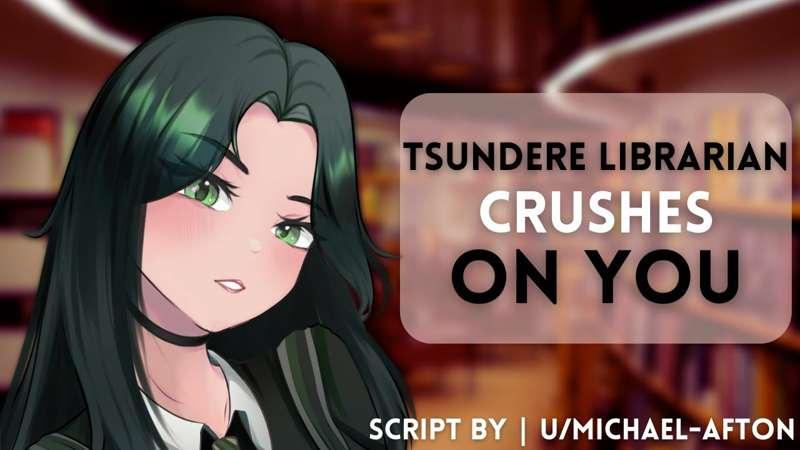 ASMR Roleplay | Tsundere Librarian Crushes On You [F4A] [Cute] [Crush]