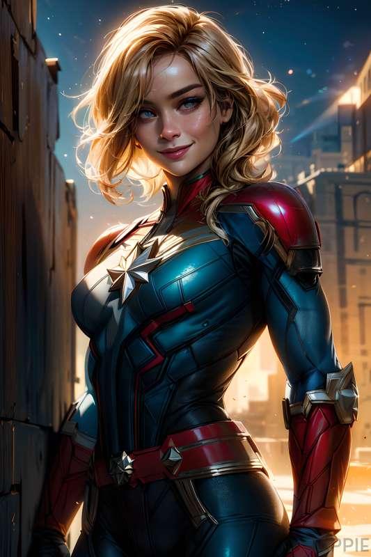HP064 - 4K Captain Marvel キャプテンマーベル 驚奇隊長 (60 Images)